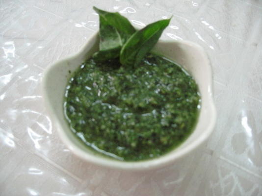 le pistou (pesto végétalien)