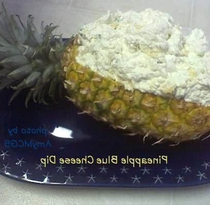 trempette au fromage bleu et à l'ananas