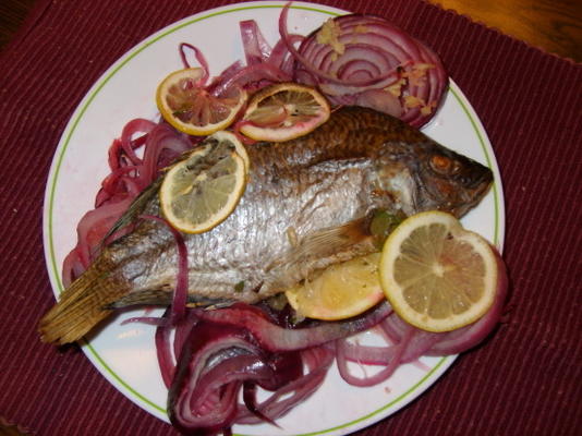 tilapia entier cuit