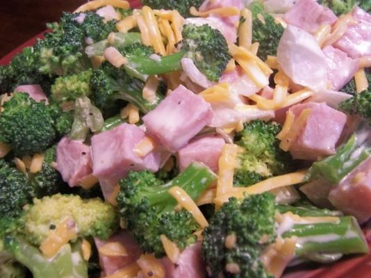 salade de brocoli au jambon