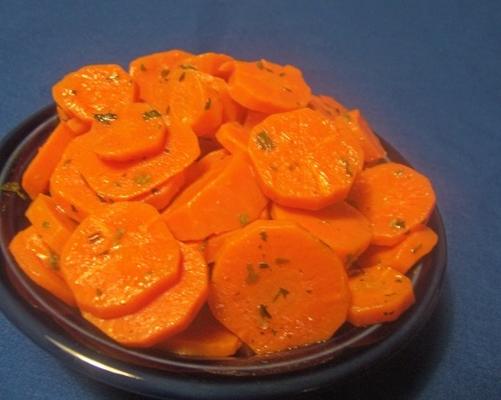 carottes au beurre beurrées