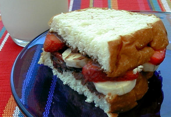 sandwich hawaïen au nutella