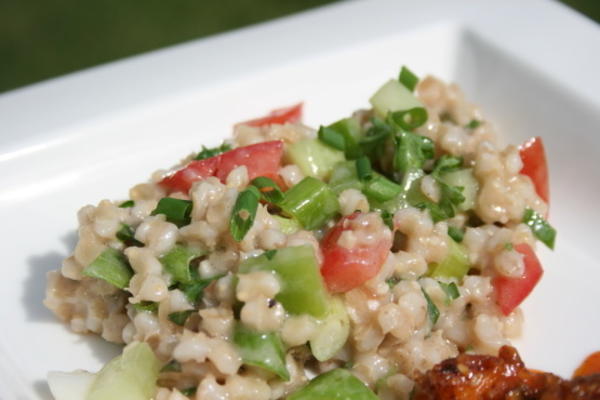 salade d'orge aux herbes