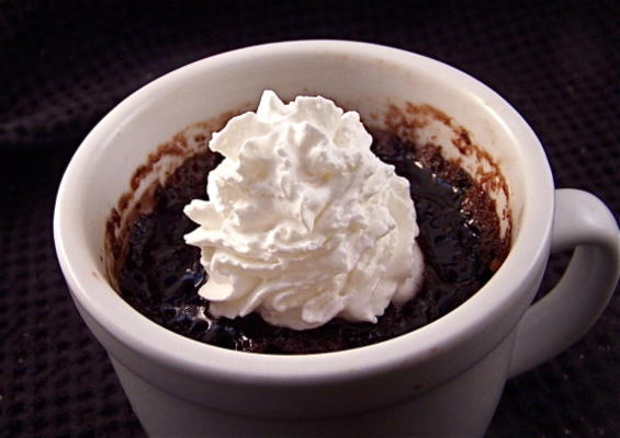 tasse de café léger gâteau au chocolat