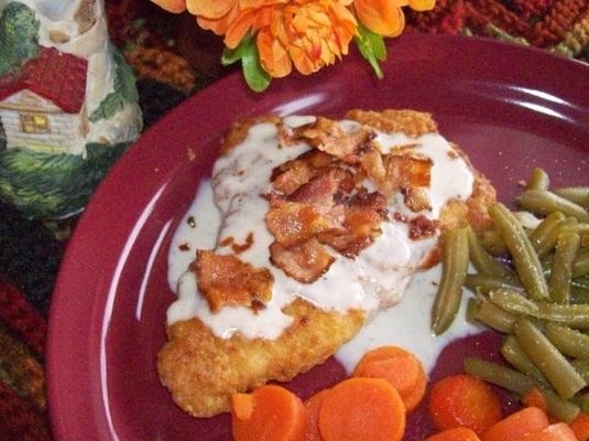 poulet avec sauce cordon bleu