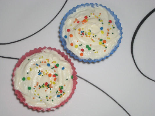 cupcakes vanille sans sucre et faibles en gras