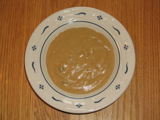 soupe au beurre d'arachide