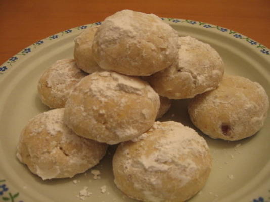biscuits boule de neige citron