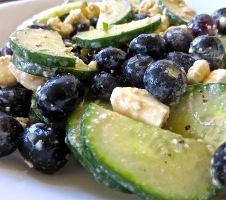 salade concombre myrtille