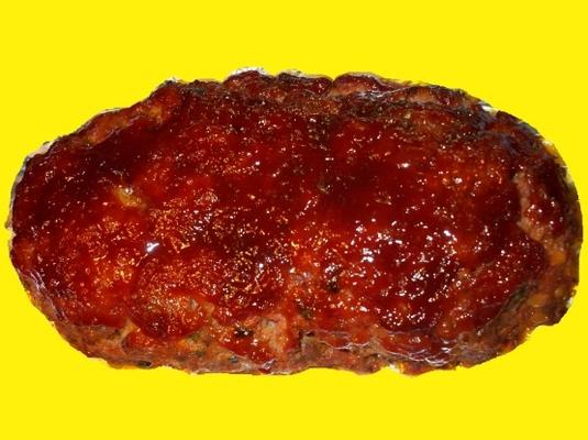 pain de viande au babeurre glacé sucré et épicé