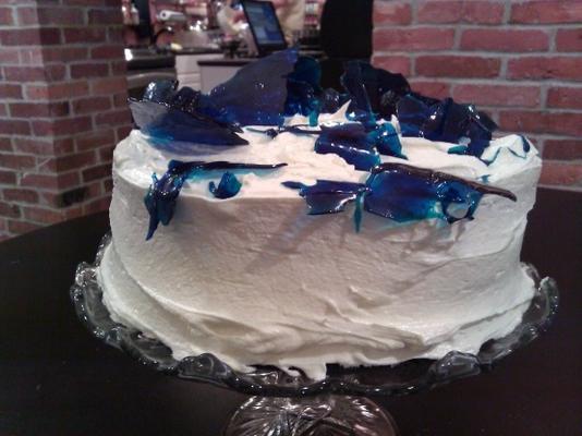 gâteau de velours bleu royal