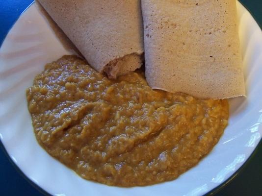 misr wot (soupe éthiopienne aux lentilles)