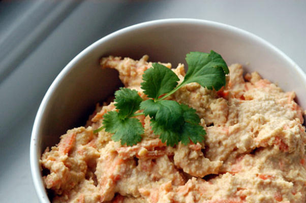 humous et trempette aux carottes