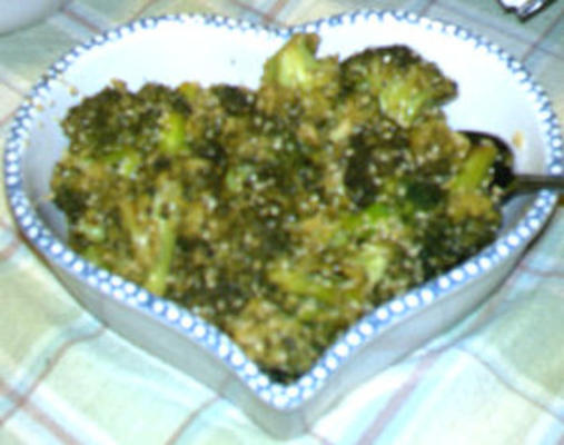 salade de brocoli rôti au sésame