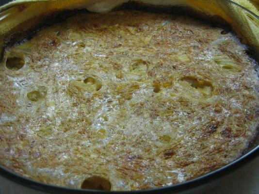 pudding de maïs et d'oignon