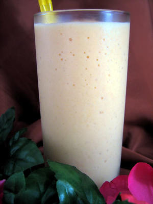 smoothie pêche et poire