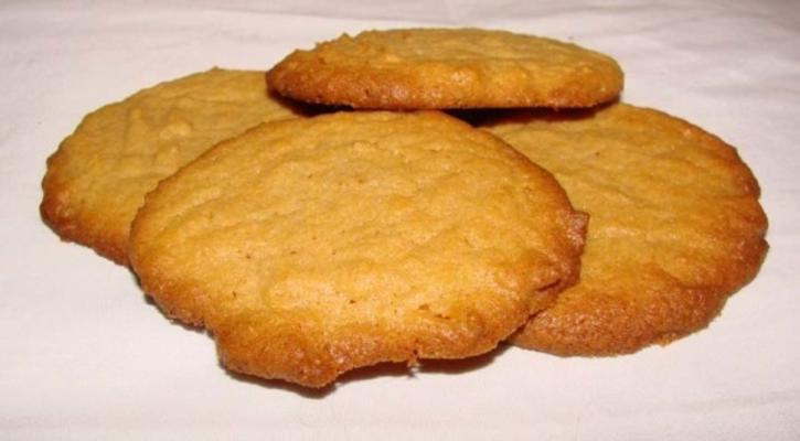 biscuits au beurre d'arachide [!pas de farine!