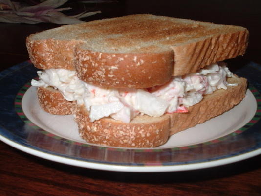 sandwich à la salade de crabe (recette de sac brun)