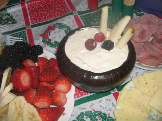 trempette aux fruits au fromage facile