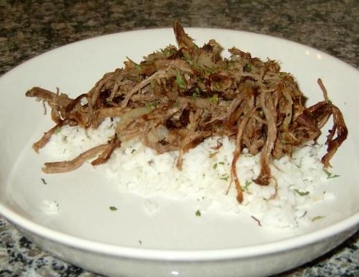 vaca frita (boeuf râpé cubain)