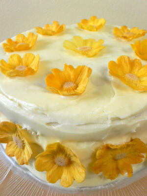 gâteau colibri avec glaçage au fromage à la crème