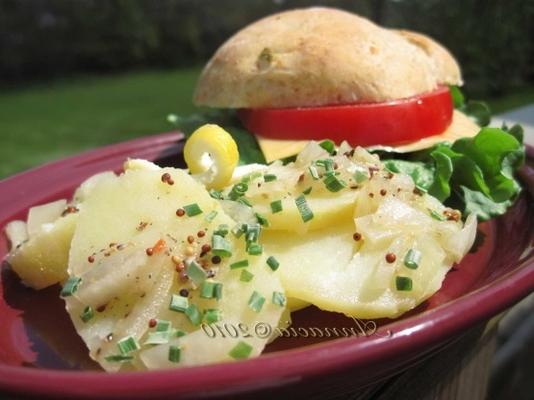 salade de pommes de terre d'été légère - leichter kartoffelsalat