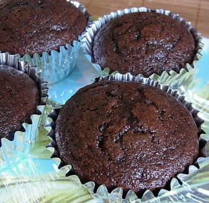 muffins au cacao au micro-ondes