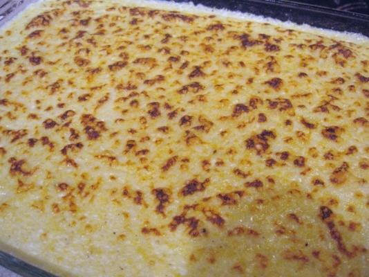 polenta aux trois fromages gratin alla genovese