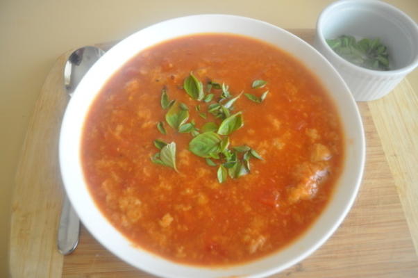 soupe de pain aux tomates
