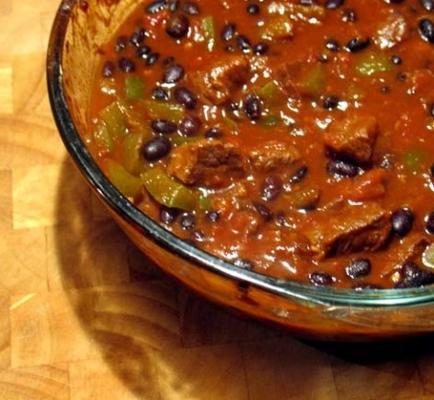 haricots noirs chili con carne