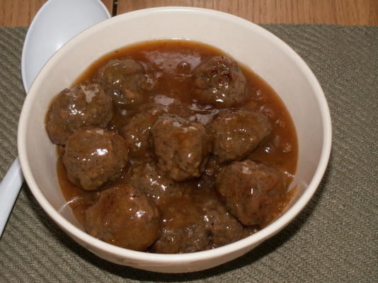 boulettes de viande asiatiques (comme plat d'accompagnement)