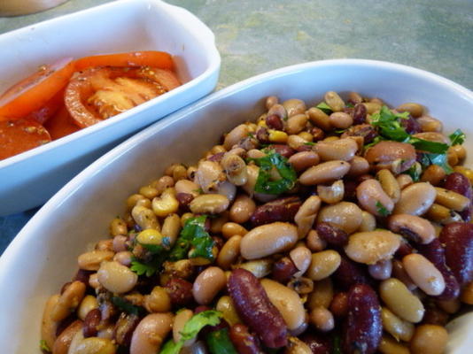 salade de haricots épicés