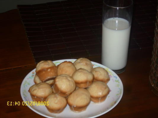 muffins au beurre et au rhum