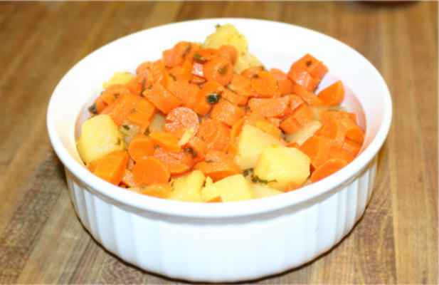 carottes à la menthe et à l'ananas