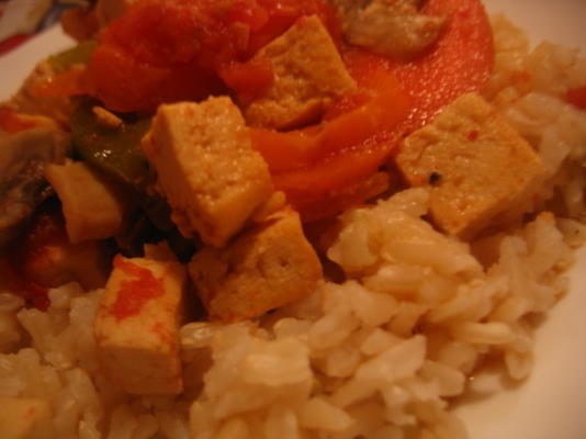 sauté au tofu et aux légumes (noyau ww)
