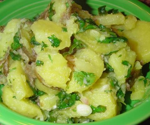 salade de pommes de terre au citron et à la coriandre