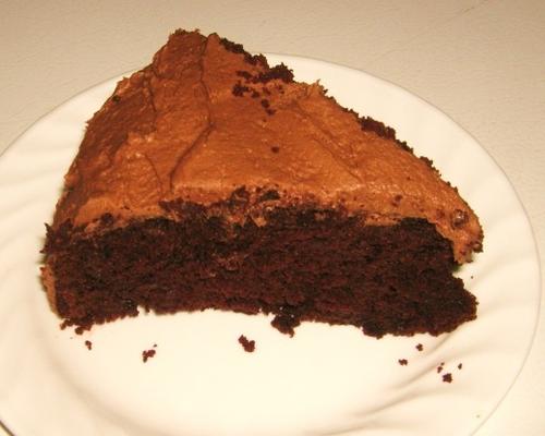 gâteau au cacao 1 couche facile