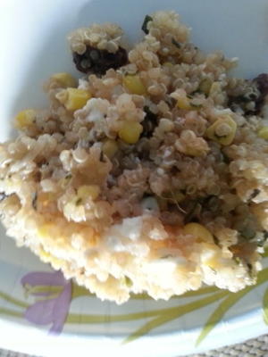 salade de quinoa sucrée et salée