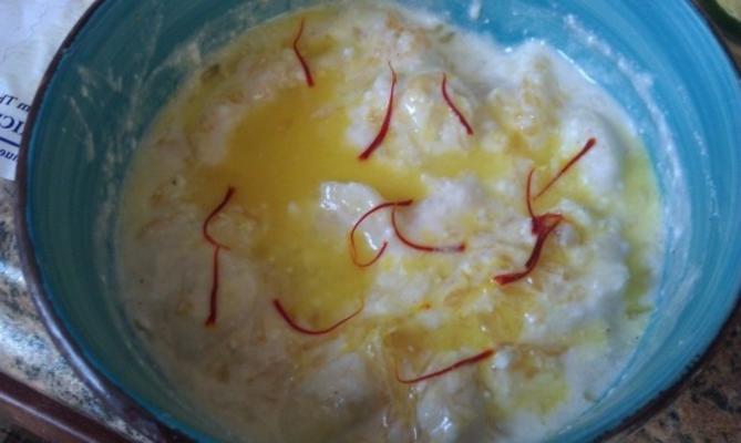kheer aux fruits (pudding aux fruits et au yaourt indiens)