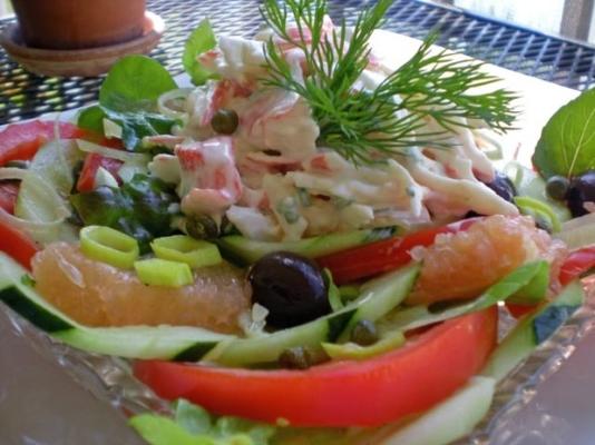 salade floride au soleil