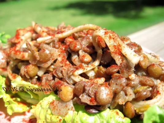 nouilles syriennes aux lentilles