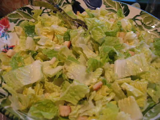salade césar aux câpres rôties