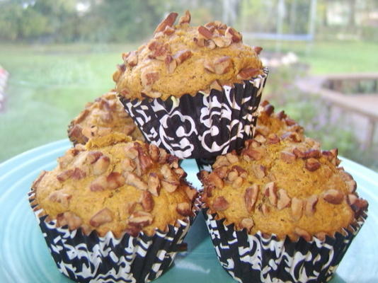 kansas pacanes surmonté de muffins à la citrouille (bon entretien ménager)