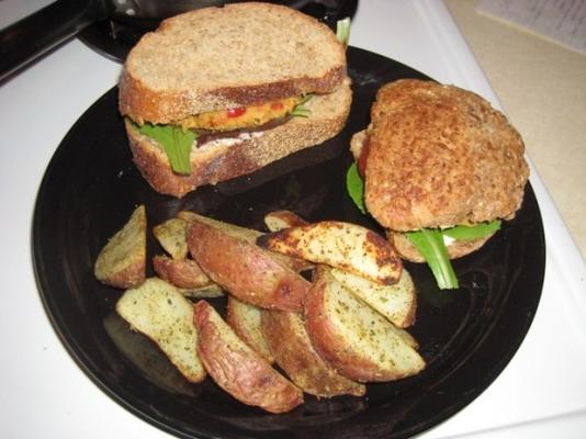 hamburgers aux pois chiches épicés