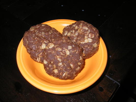 lynn 'easy chocolat et beurre d'arachide biscuits sans cuisson