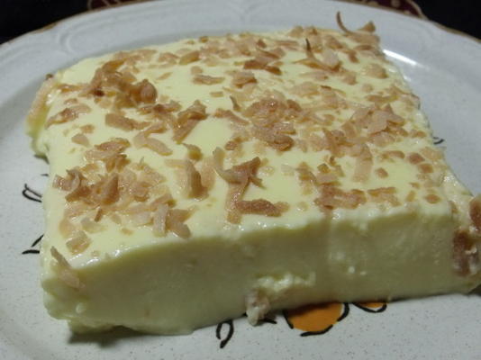 gâteau au fromage sans cuisson citron-noix de coco sans sucre