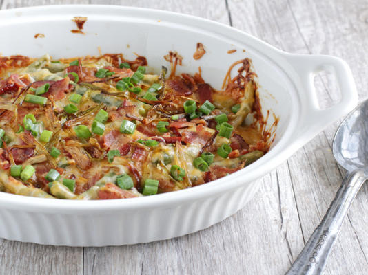 kristi's cocotte de haricots verts sans gluten