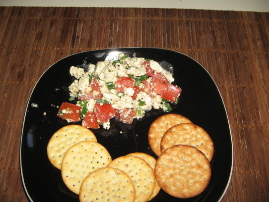 trempette aux tomates et à la féta