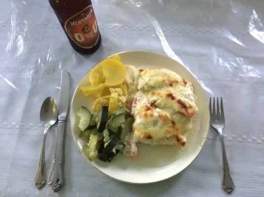 saumon / flétan olympia