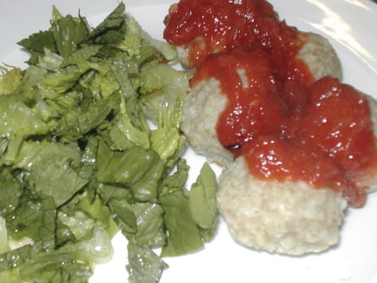 boulettes de blé aux tomates (boulettes de viande végétaliennes, alias kibbeh heelah)